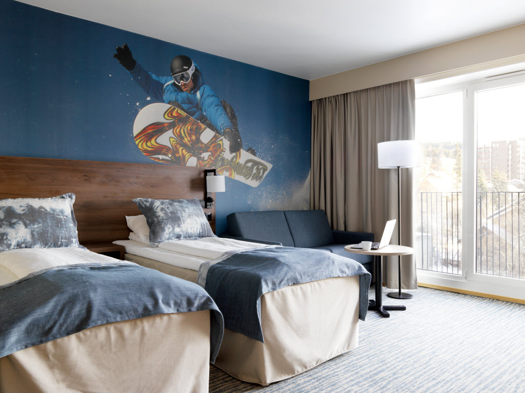 Twin bed in room Family Superior